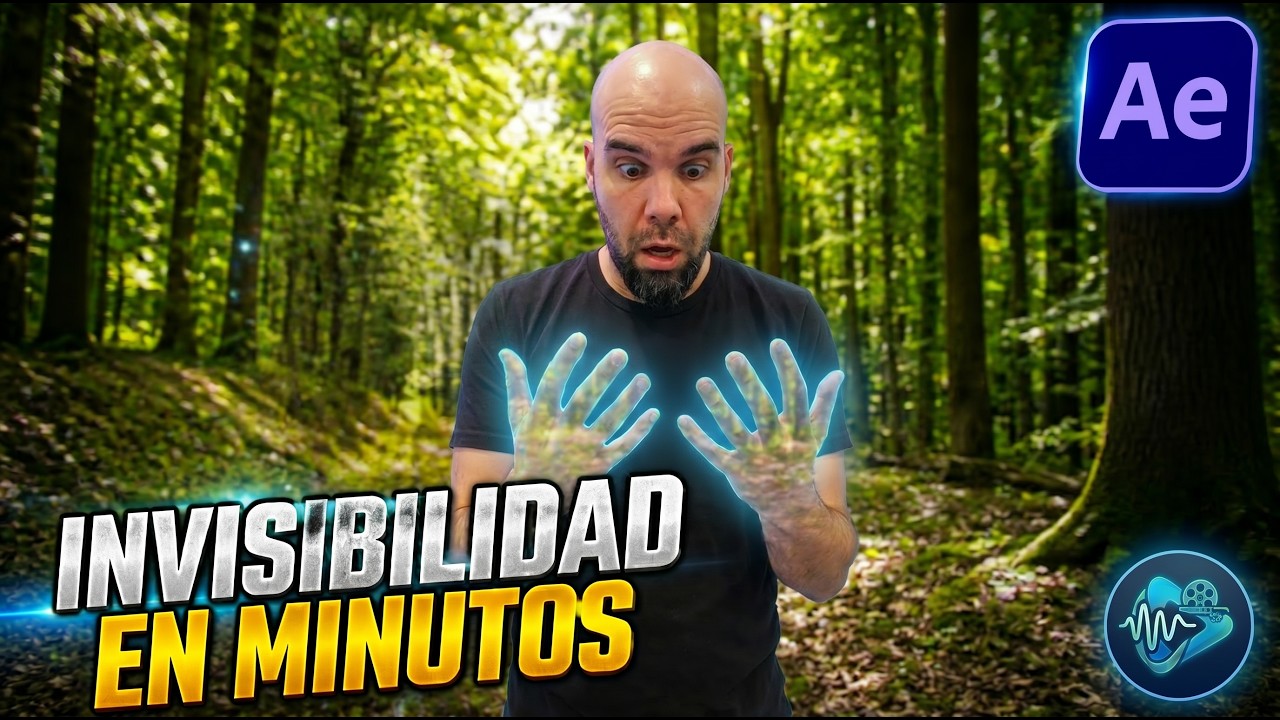 Cómo Hacer Efecto de Camuflaje o Efecto Invisibilidad en After Effects ✨🎥