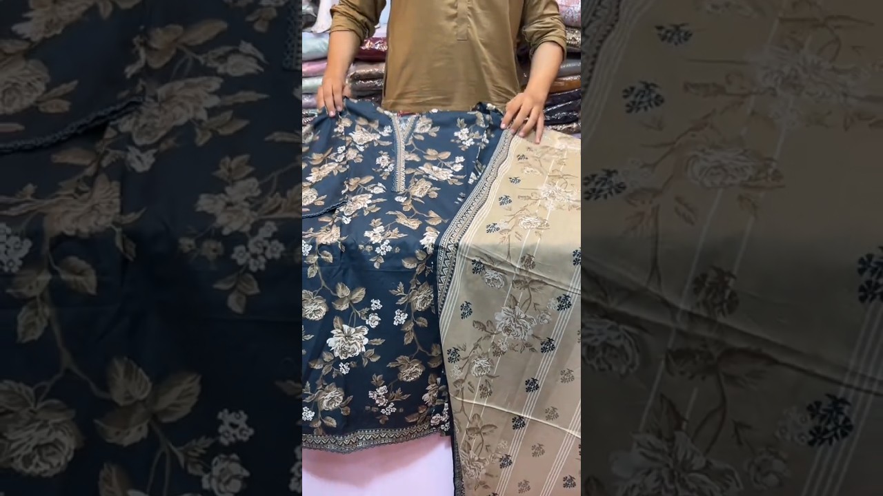 Binsaeed Lawn 3pc  #summercollection #original #onlineshopping #frockdesign #fashion #dress #stitch