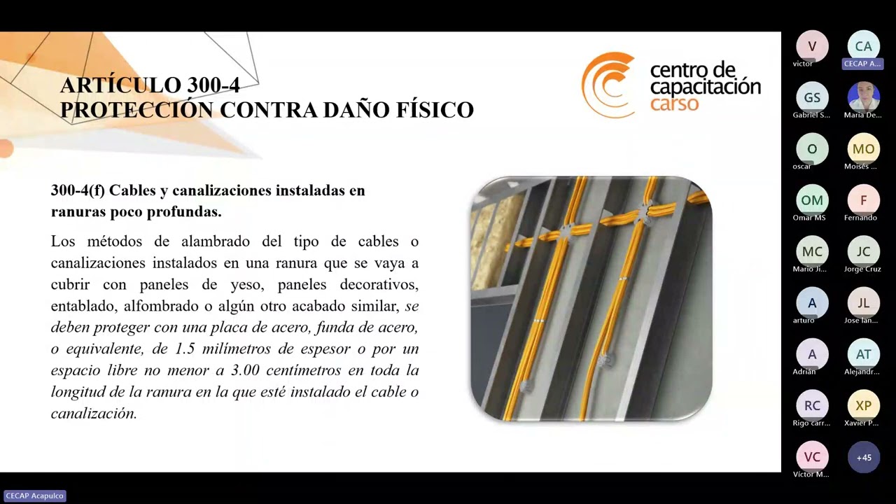 WEBINAR CECAP SEPTIEMBRE – CANALIZACIONES ELÉCTRICAS