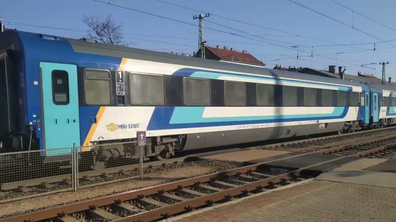 Vonatok Győrben 2021 december és 2022 december között