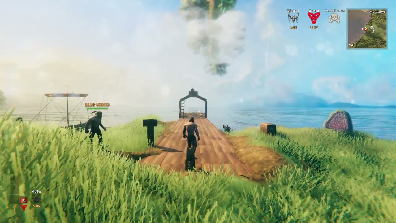 Valheim slingshot... Without feather cape!