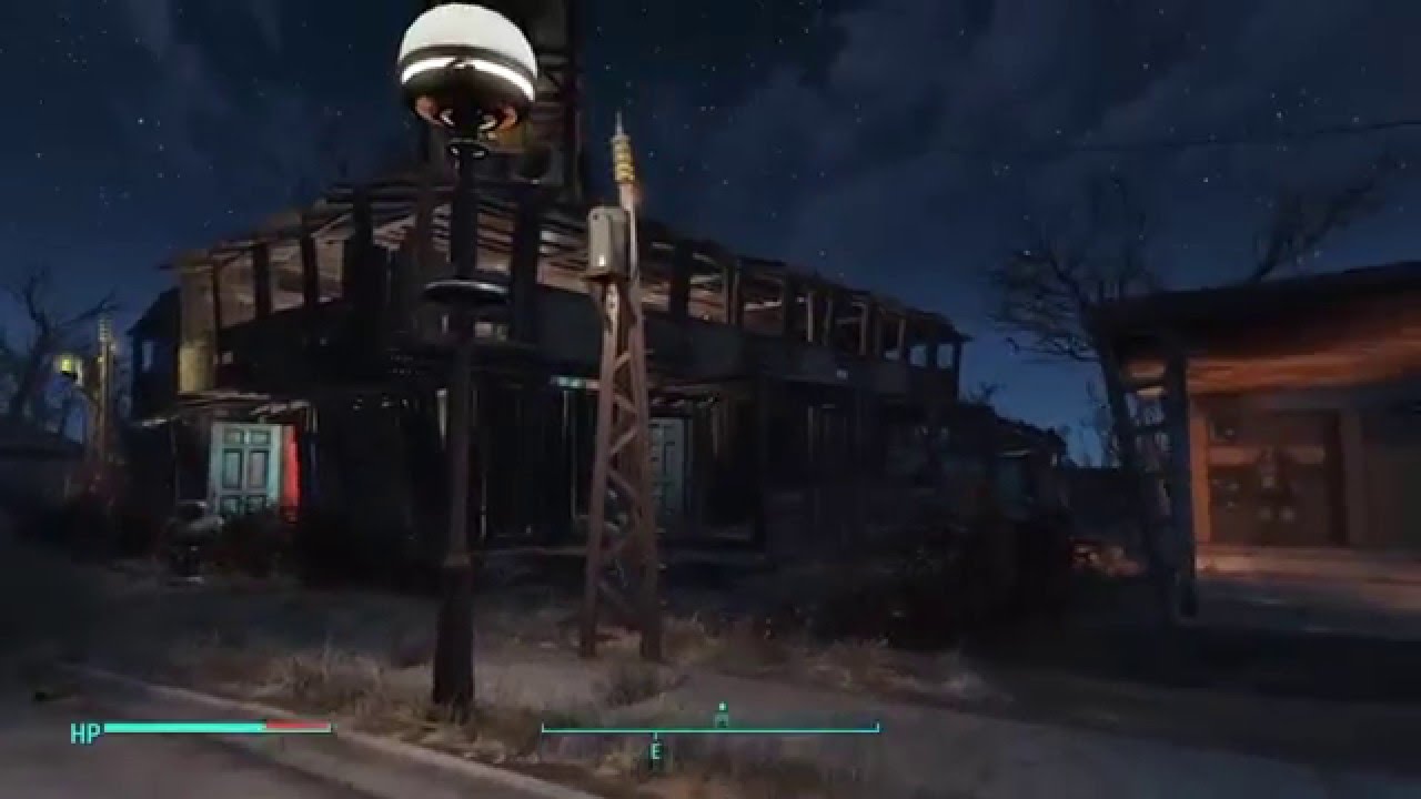 How to make a working street lights in Fallout 4