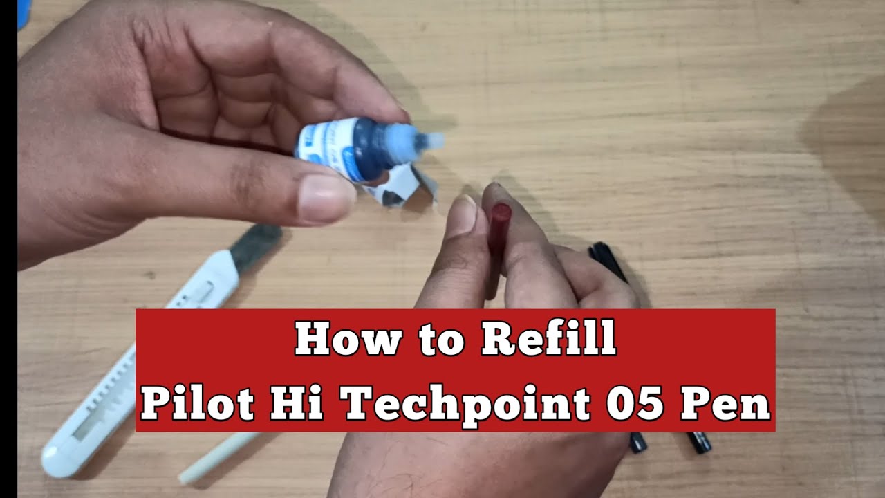 How to Refill Pilot Hi Tech-point 05 Pen