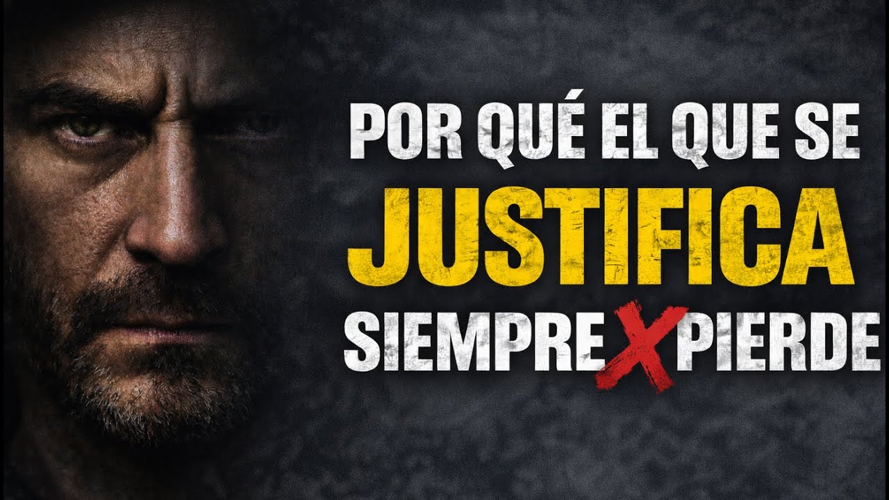 El que se justifica siempre pierde