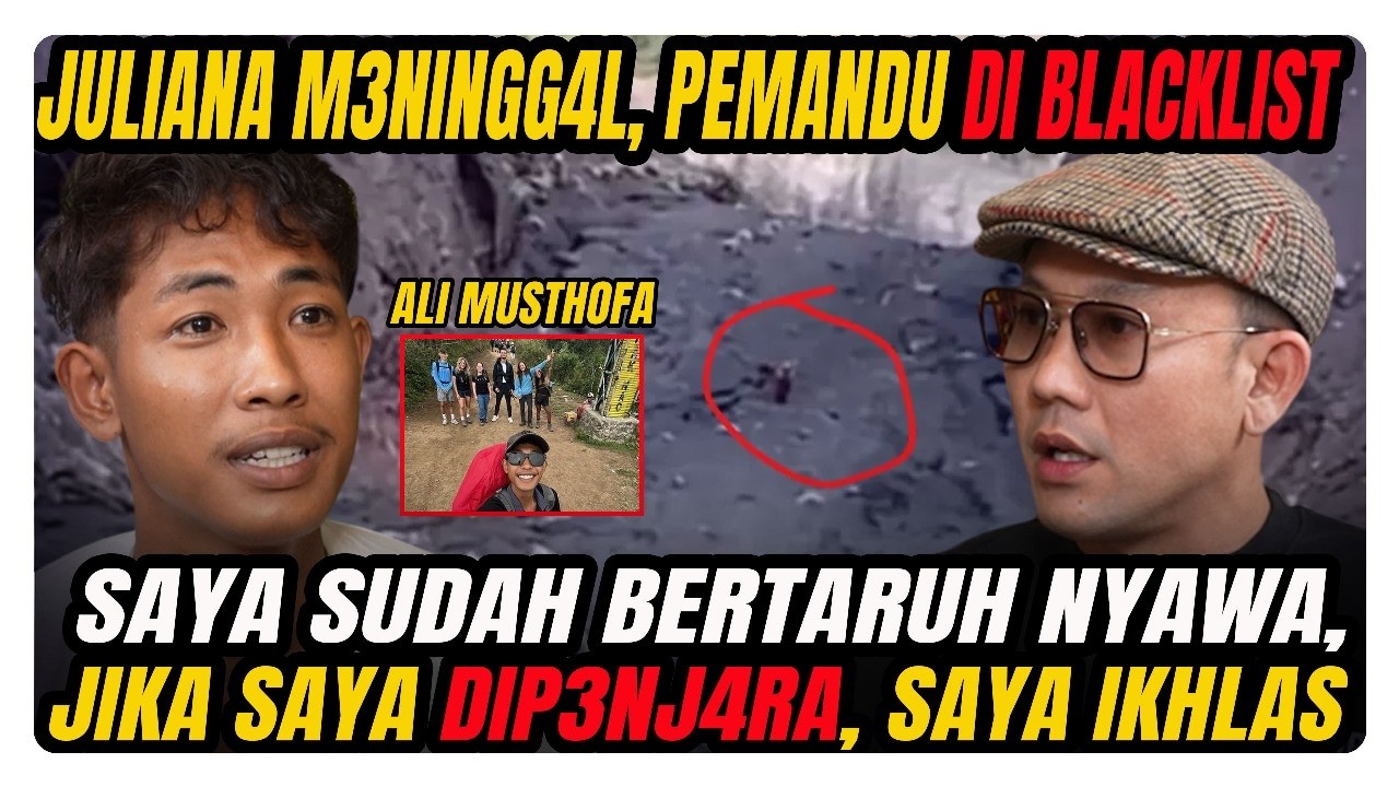 INI ORANG PERTAMA TURUN BERTARUH NYAWA MENCARI JULIANA, KOK MAU DI PENJ4RAKAN ?! (ALI MUSTHAFA)