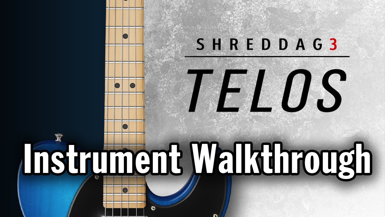 Shreddage 3 Telos Walkthrough (Electric Guitar Virtual Instrument)