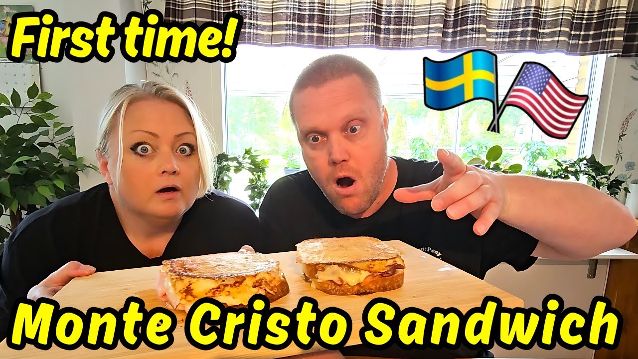 Swedes try Monte Cristo sandwich for the first time!