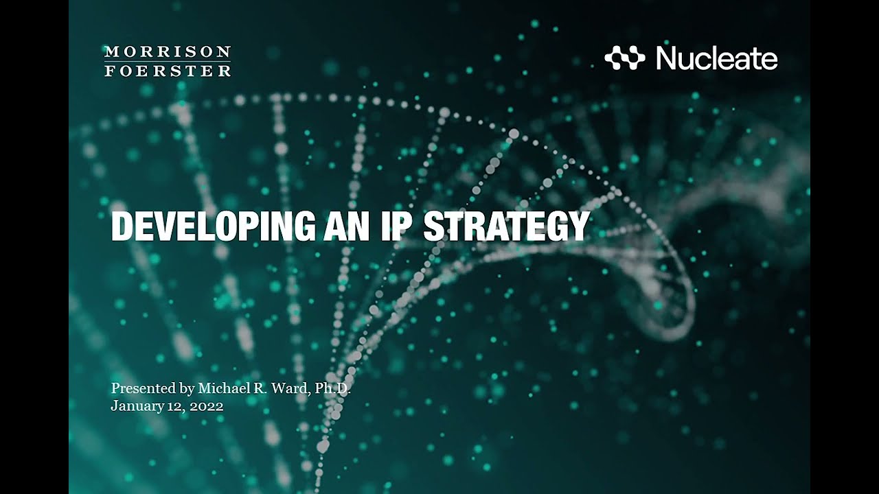 Advanced Topics in Patent Law: Developing an IP Strategy