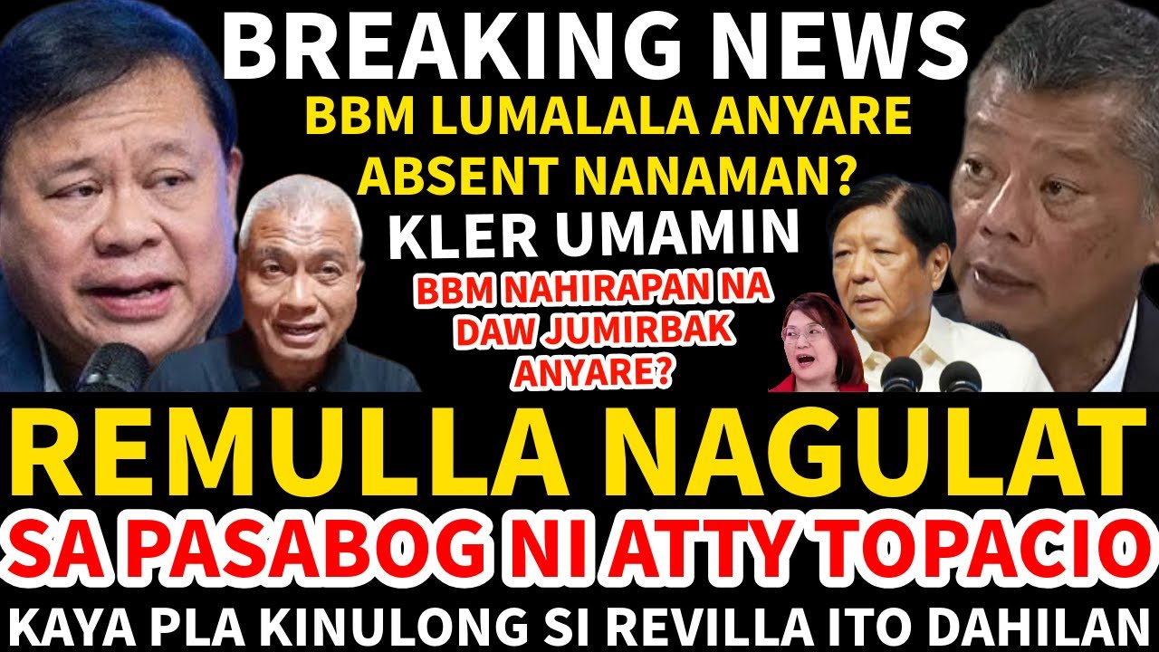 REMULLA NAGULAT SA PASABOG NI ATTY TOPACIO BOYING BISTADO MASAMANG PLANO SA MGA REVILLA PANOORIN