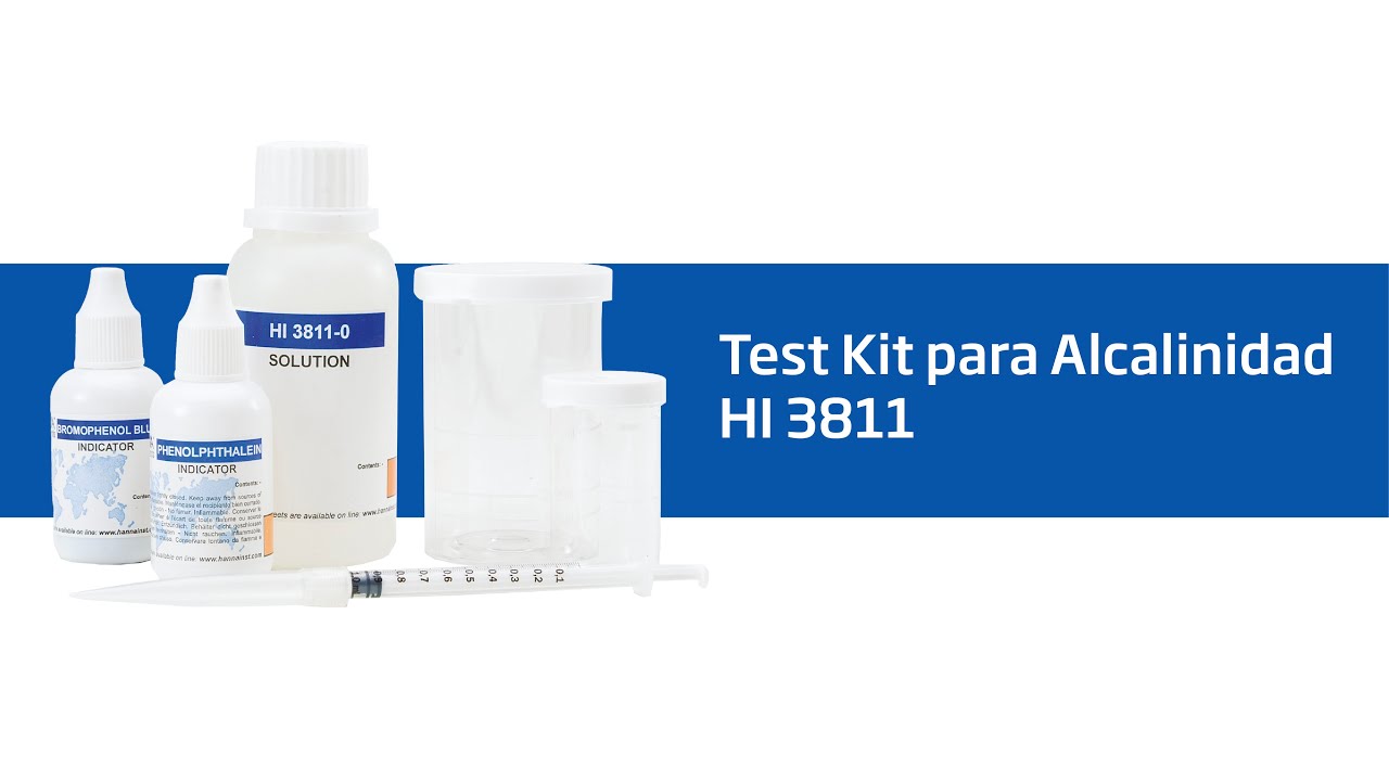 Video Tutorial - Test Kit de Alcalinidad HI3811