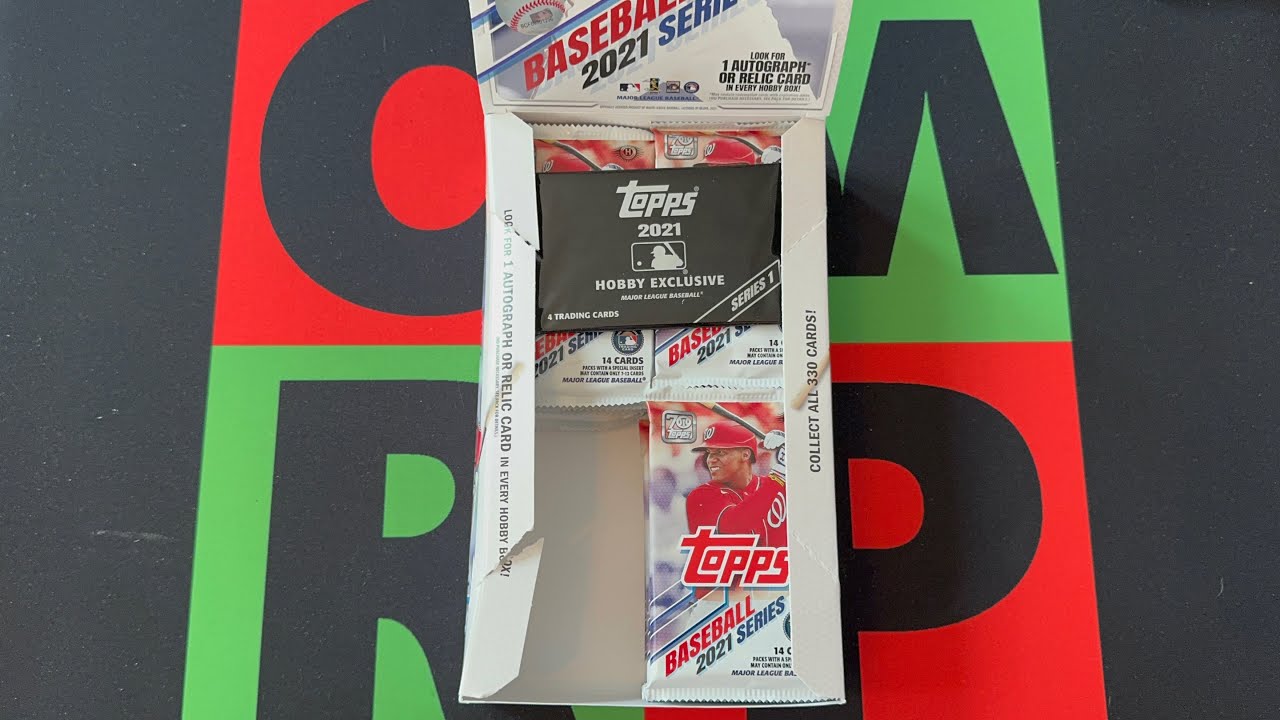 Коллекционная коробка бейсбольных карточек Topps Series 1 MLB 2021 года, часть 2! ⚾