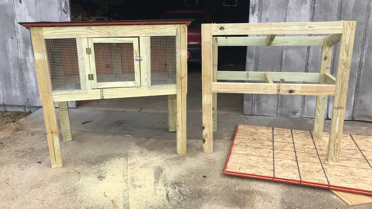 How to build a rabbit hutch (new video out now)