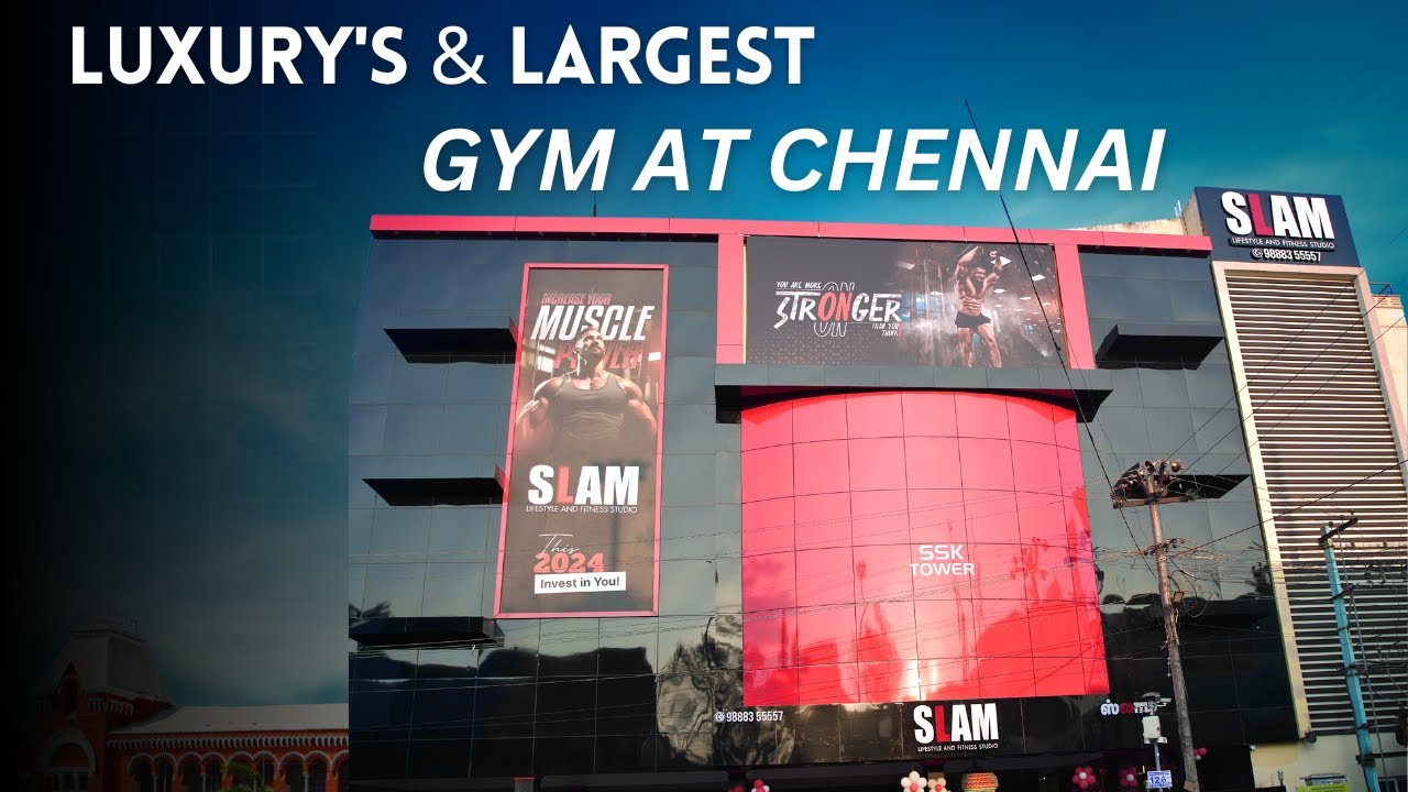 BIGGEST GYM 🏋🏻IN CHENNAI , LUXURIOUS GYM IN CHENNAI, Hasthinapuram, Chrompet 😱