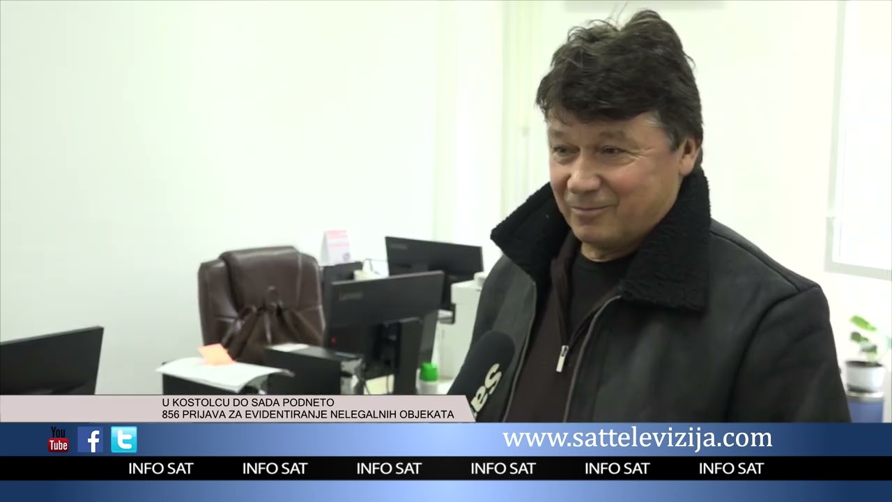 U KOSTOLCU DO SADA PODNETO 856 PRIJAVA ZA EVIDENTIRANJE NELEGALNIH OBJEKATA