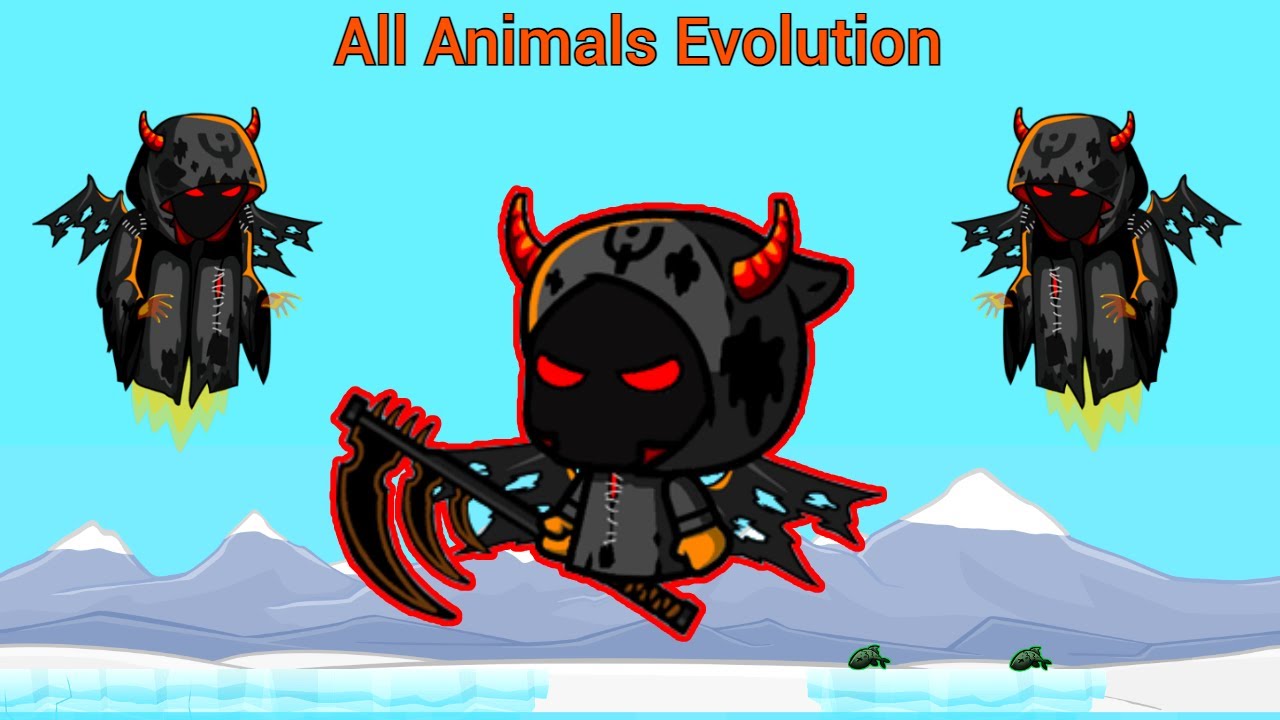 All Animals Evolution With Devil Reaper (EvoWorld.io)