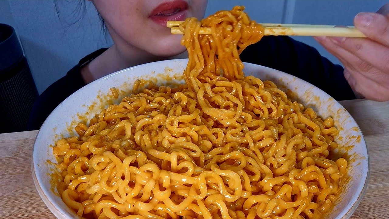 Mukbang cheese buldak 4가지치즈 불닭볶음면 먹방