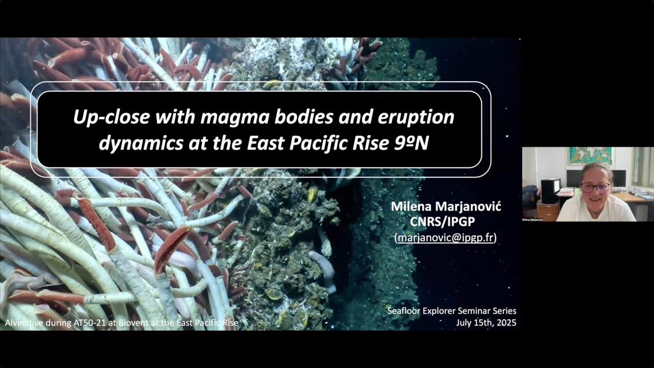 2.2 Milena Marjanovic - Magma bodies and eruption dynamics at the East Pacific Rise 9N