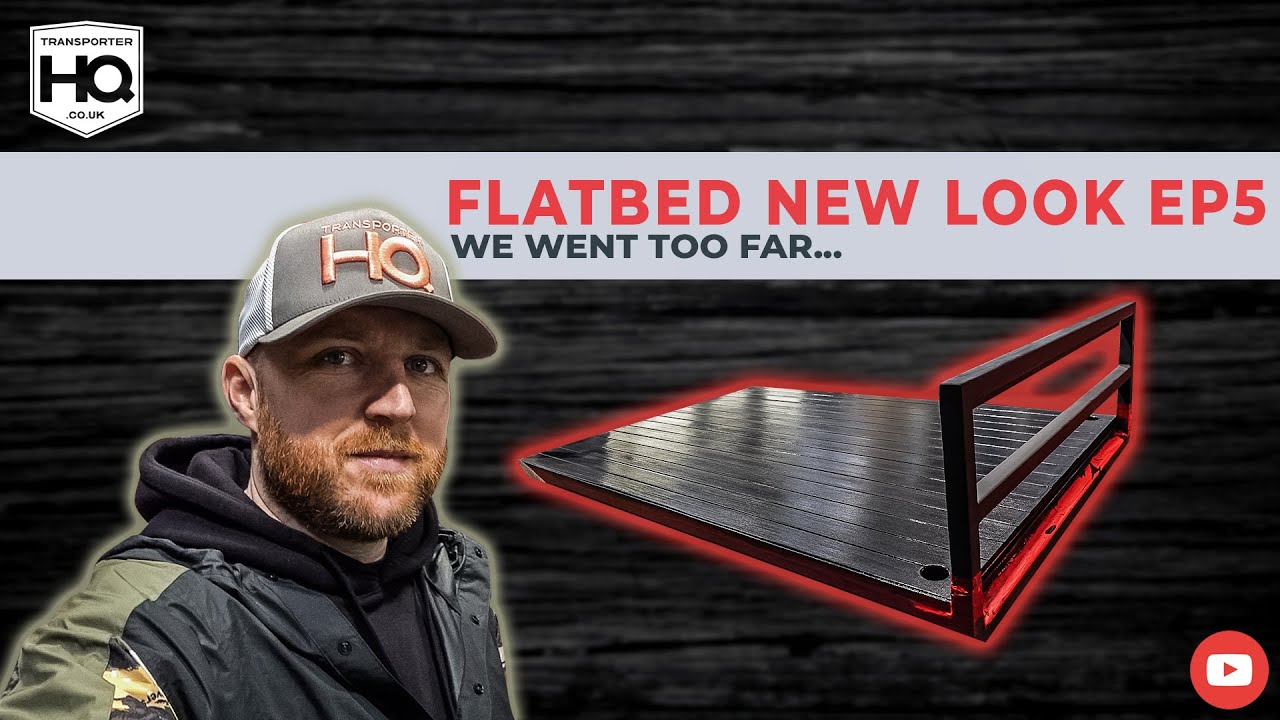 New Look Transporter T6.1 Flatbed episode 5. It's nearly done. Alcantara EVERYTHING | Transporter HQ