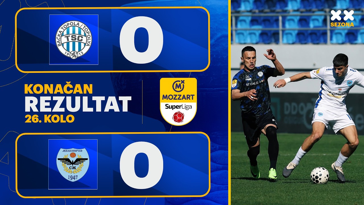 MBSLS 2025/26 - 26.Kolo: TSC – ŽELEZNIČAR 0:0