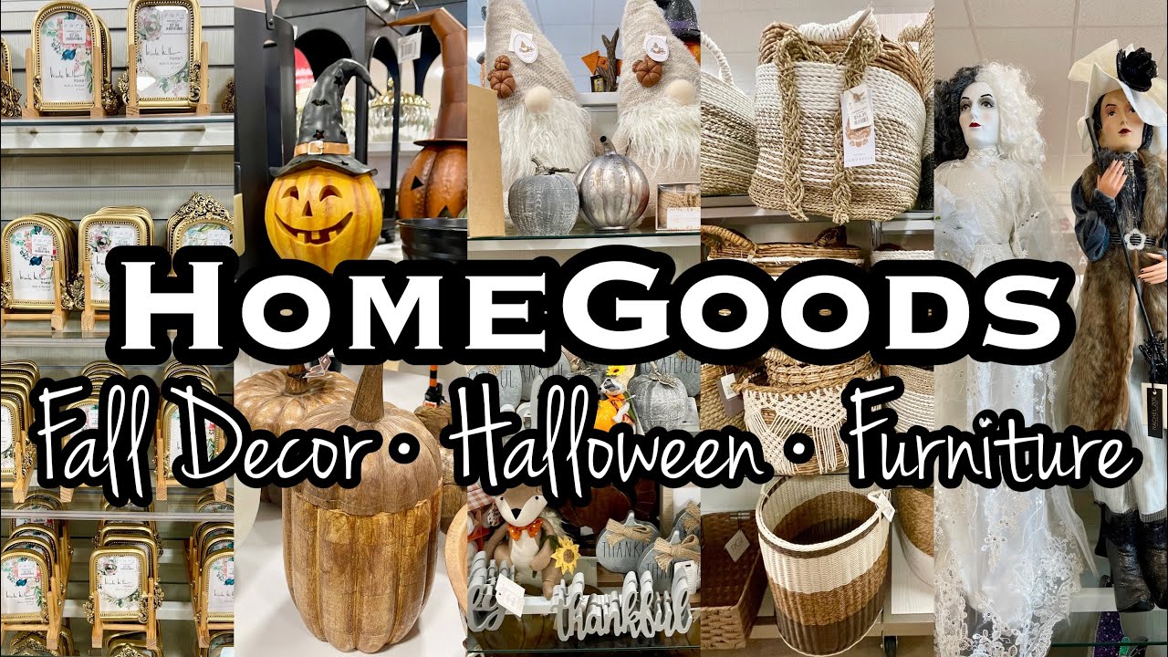 HOMEGOODS &bull; SHOP WITH ME 2022 &bull; FALL & HALLOWEEN DECOR