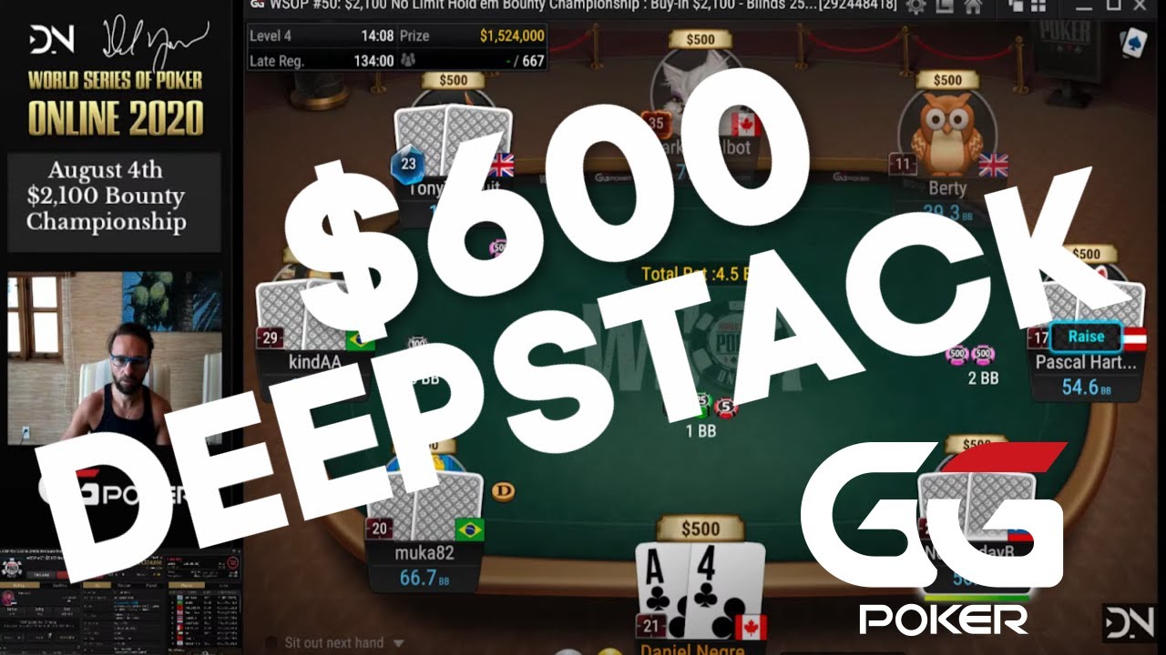 2020 WSOP Online $600 Deepstack Championship