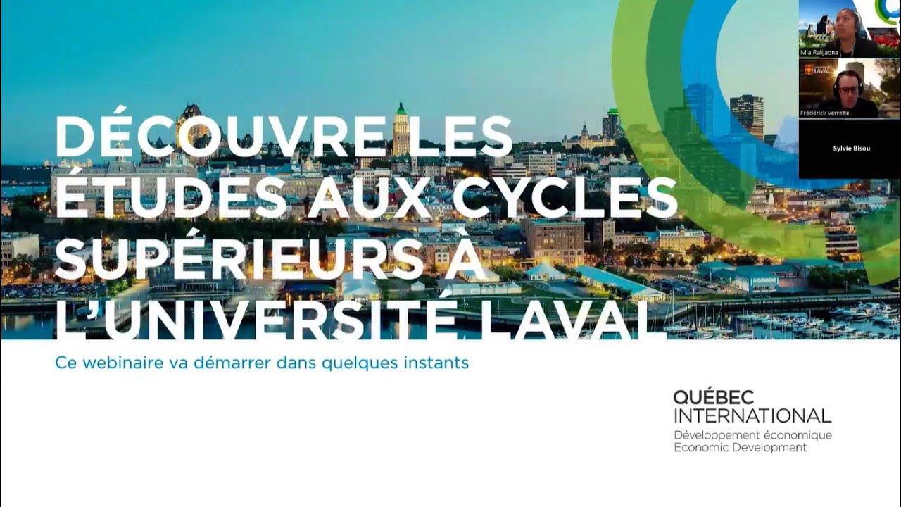 Découvre les études aux cycles supérieurs à l'Université Laval
