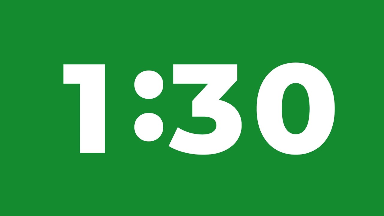 90 Second Timer With Music | 90 Second Countdown | 90 Second Stopwatch