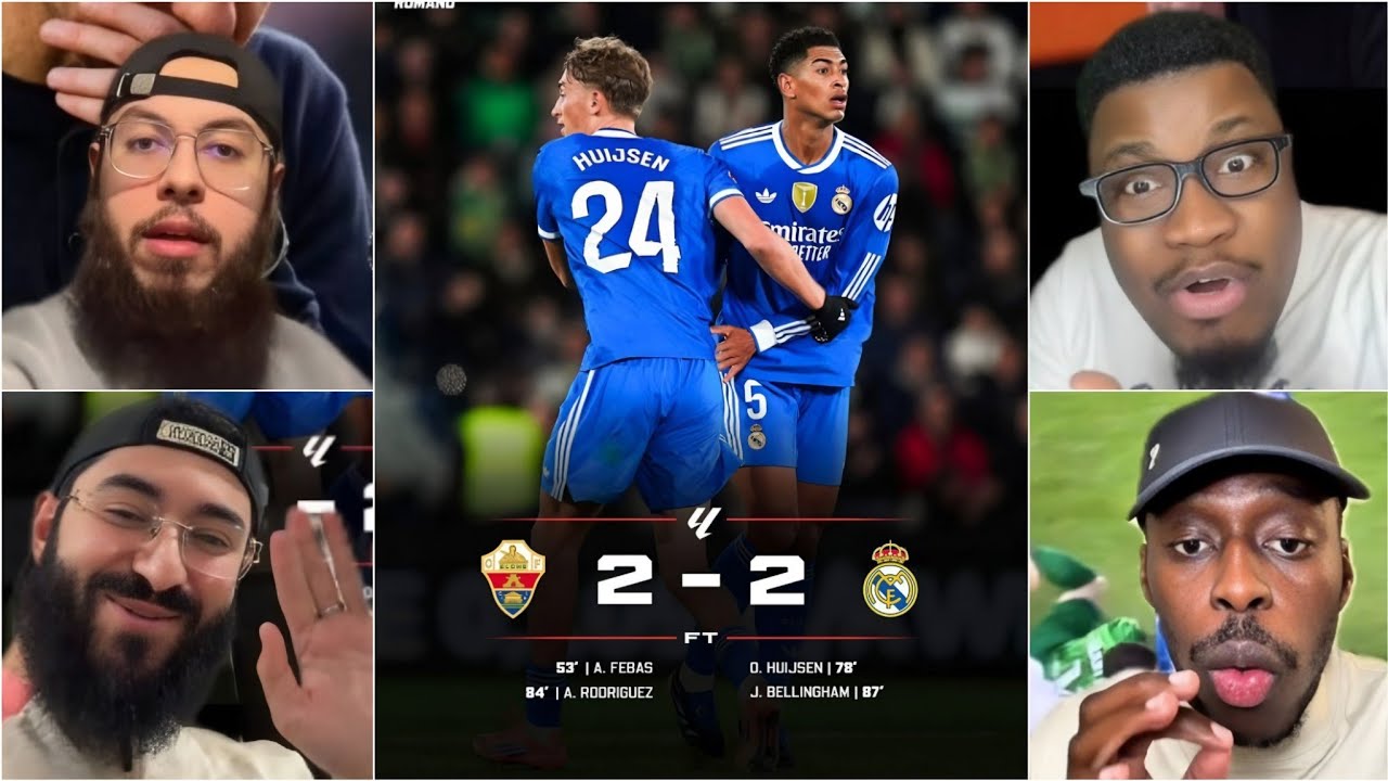 🚨🤬COL&Egrave;RE DES MADRIL&Egrave;NES APR&Egrave;S LE MATCH NUL DU REAL MADRID CONTRE ELCHE😱