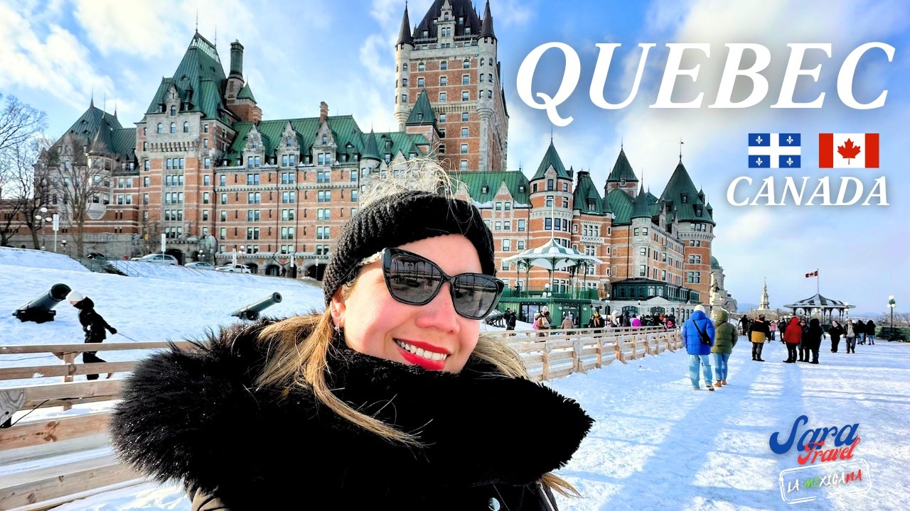 ❄️QUEBEC CANADA EN INVIERNO: el lugar más europeo y mágico de Canadá 🇨🇦 ¿LO VISITARIAS?