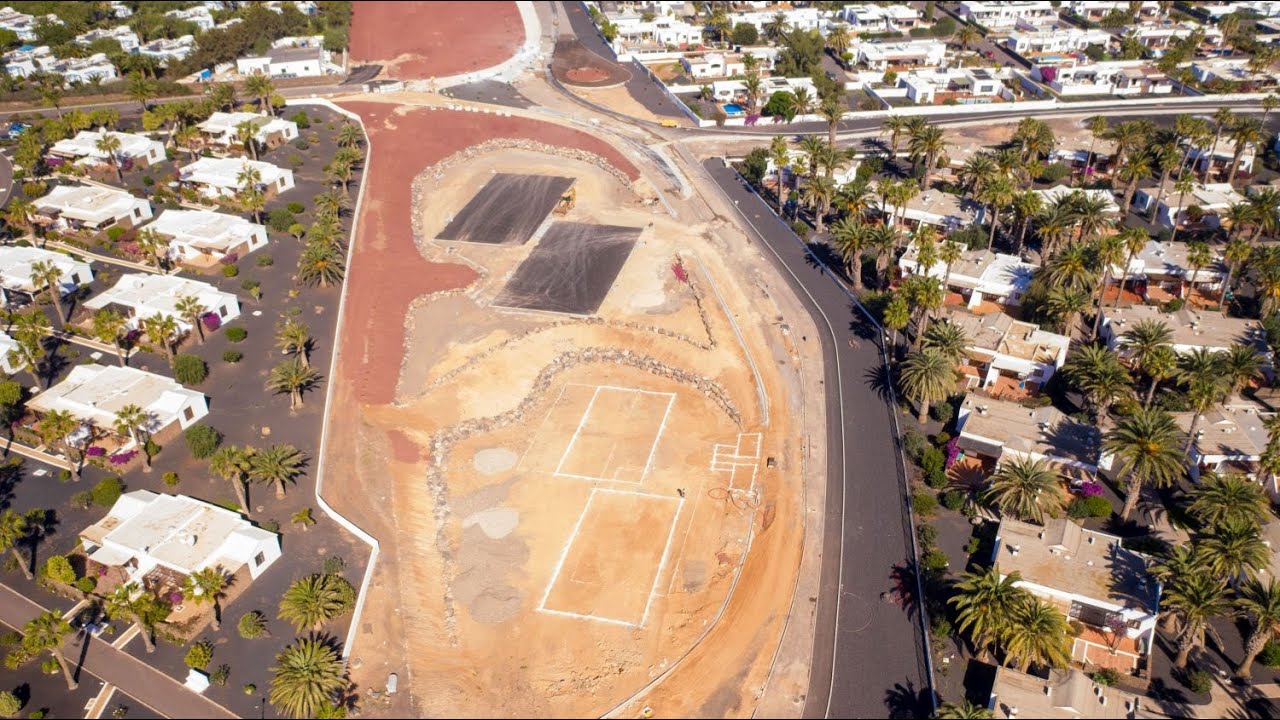Playa Blanca avanza en la construcción de su Parque Atlántico