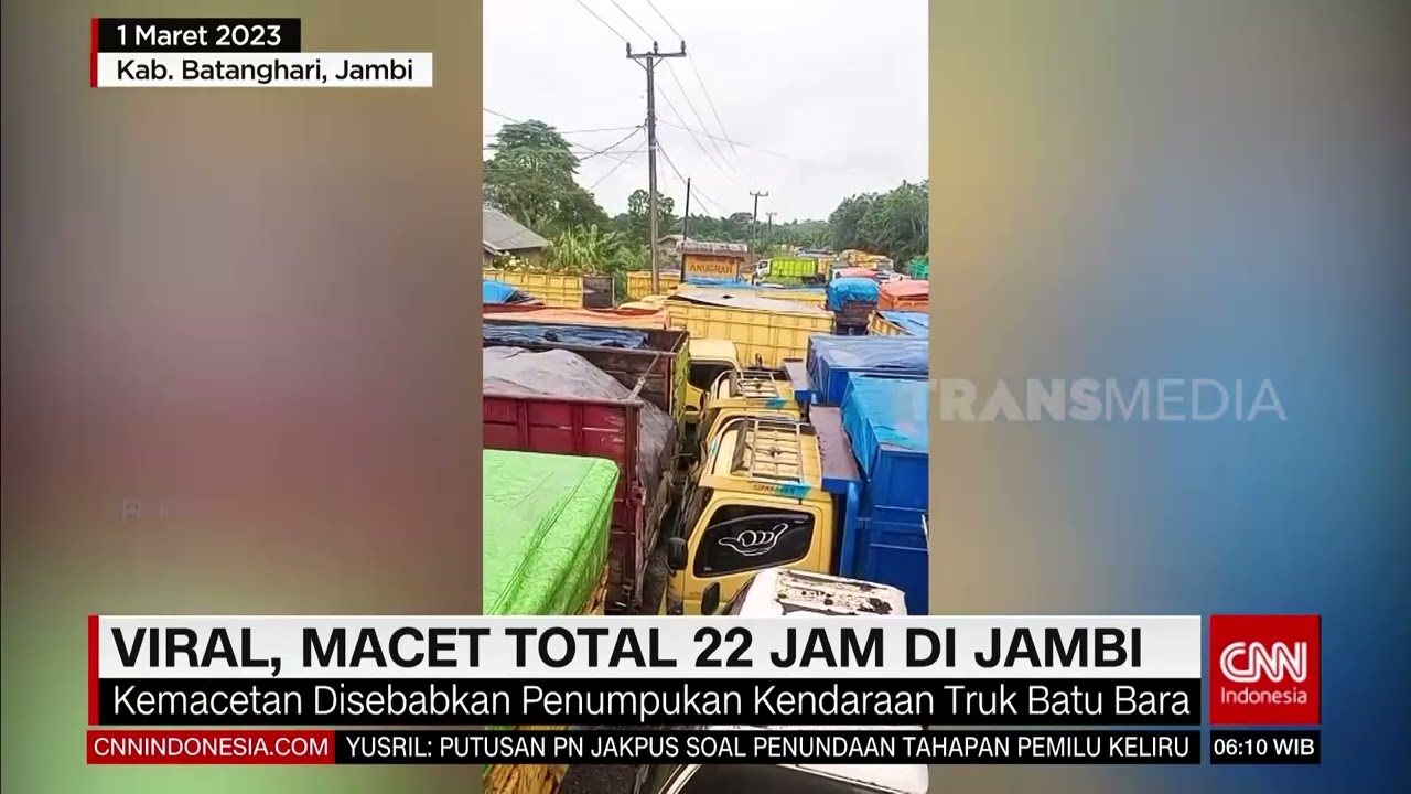 Viral, Macet Total 22 Jam di Jambi | REDAKSI PAGI (03/03/23)