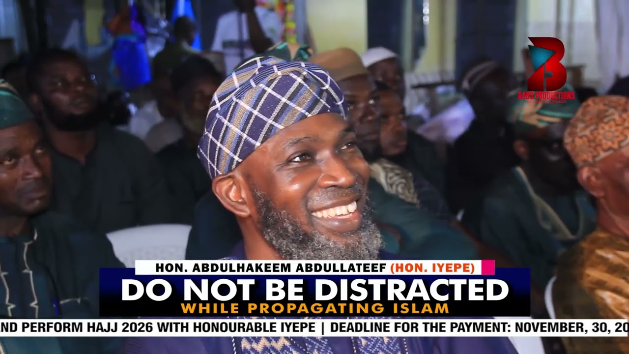 Достопочтенный Иепе посоветовал Малламу Юсуфу Адеподжу (Акадип) не отвлекаться