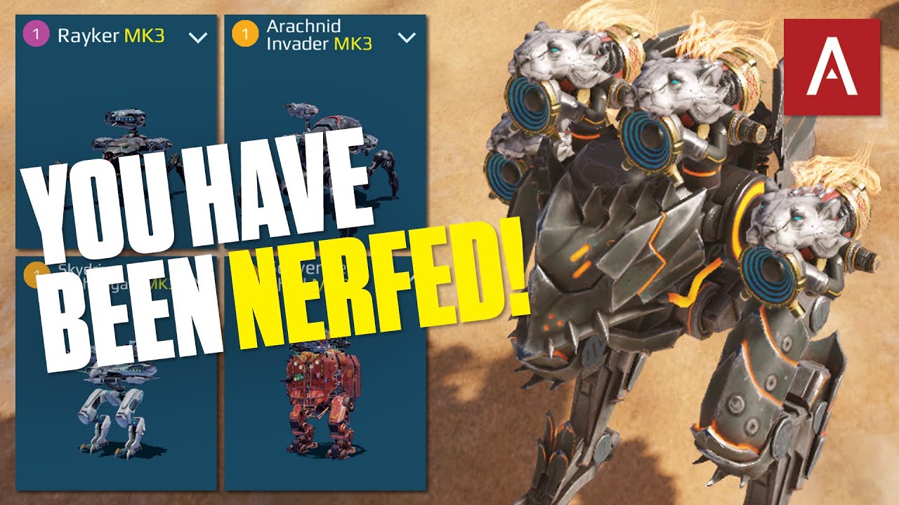 War Robots - You Have Been Nerfed! Dream Hangars Gameplay Episode 147 WR