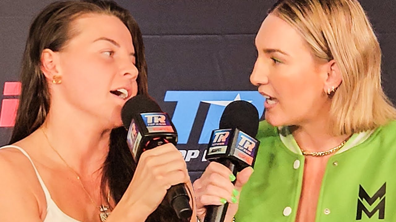 STOLEN MAN BEEF! Mikaela Mayer & Sandy Ryan GO AT IT over Coach • HEATED FINAL PRESS CONFERENCE