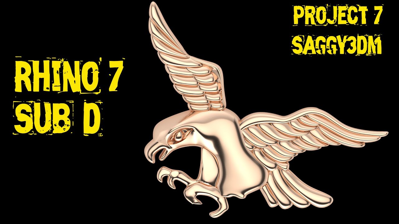 Rhino 7 SUB-D | Project - 7 | Speed Modeling Hawk figure