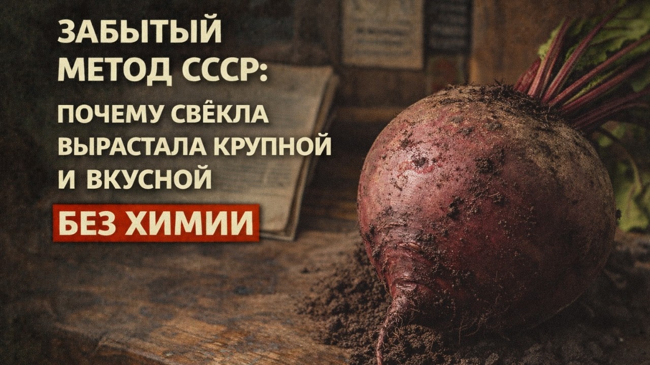 Забытый метод СССР: почему свёкла вырастала крупной и вкусной без химии