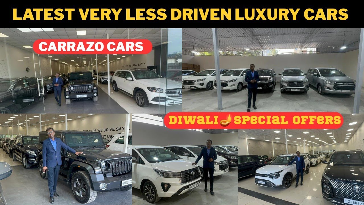 DIWALI SPECIAL OFFER ON VERY LESS DRIVEN PREMIOUM LUXURY CARS STOCK AT CARRAZO || BMW,AUDI,MERCEDES