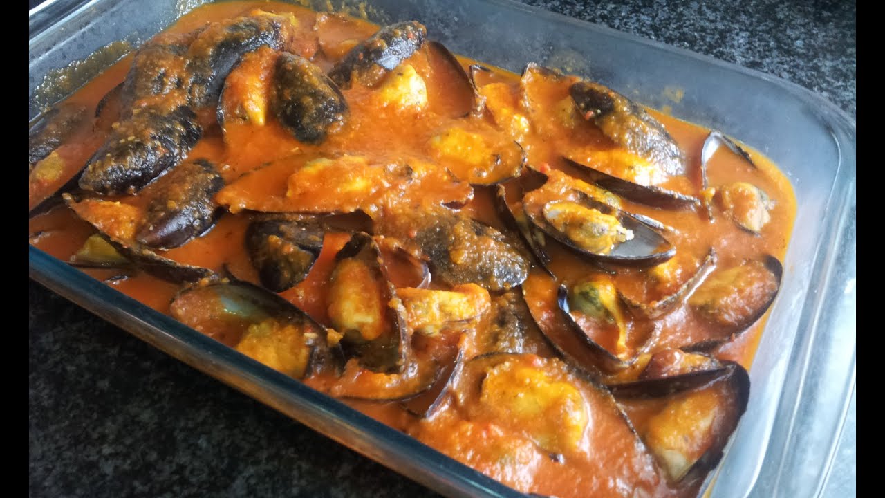 Mejillones con salsa en Thermomix