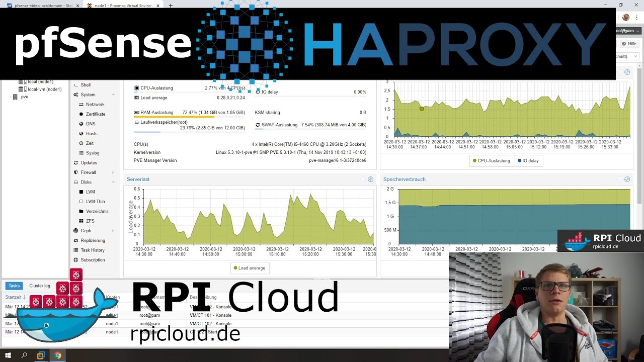pfsense 2.4 - HAProxy Einrichtung, Frontend, Backend #deutsch #pfsense #haproxy #proxmox