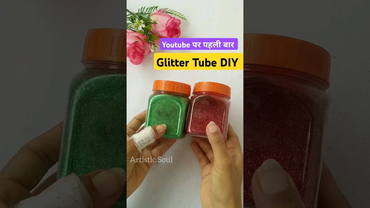 Homemade Glitter Tubes 😲🌈 