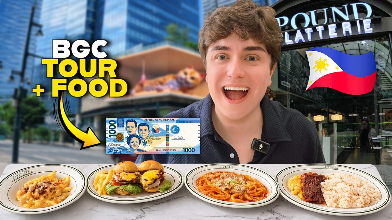 🇵🇭 Eating on a Budget in the Philippines' Most EXPENSIVE City (BGC)!🤯