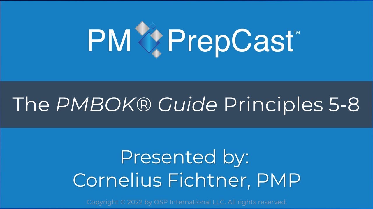 Project Management Principles 5-8 | Episode 478