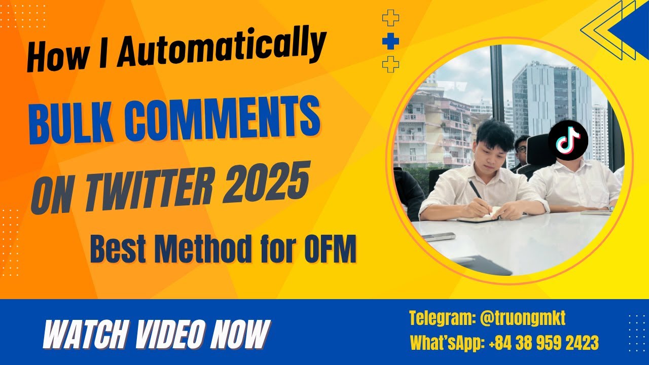 How I Automatically Bulk Comment on Twitter | Best Method for OFM 2025