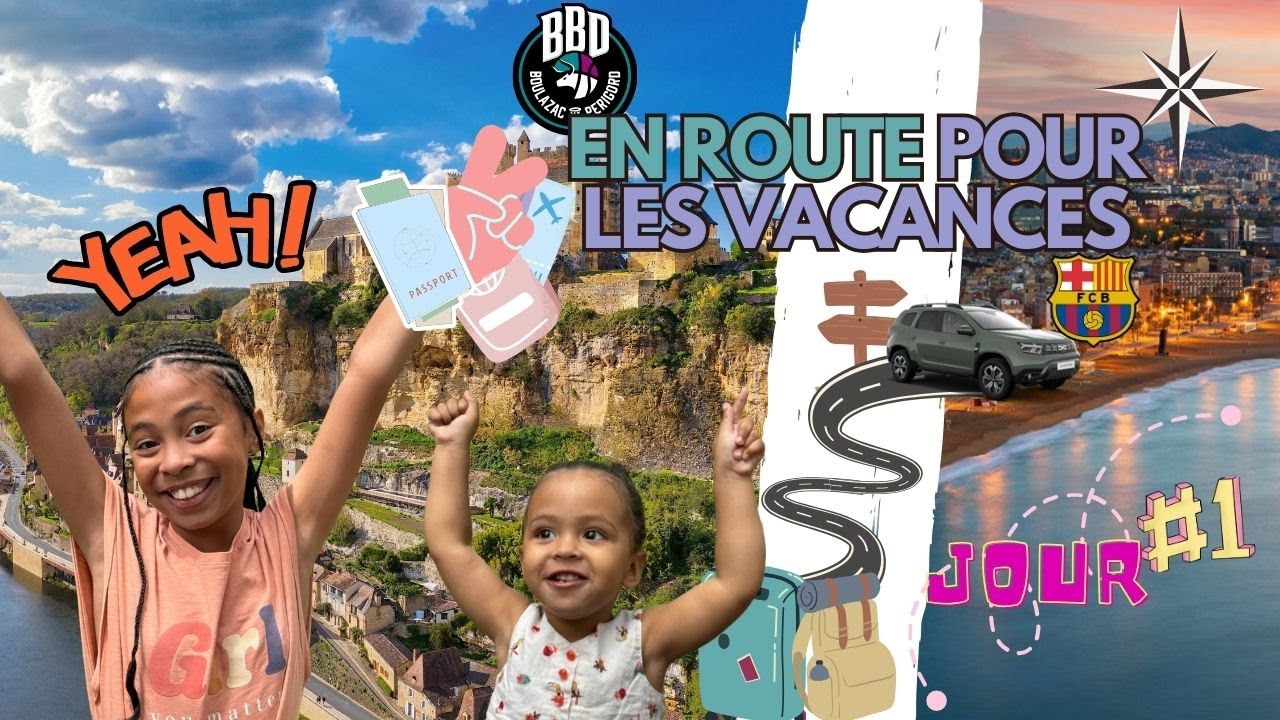 Les filles, direction les vacances !! Jour 1 Vlog Espagne