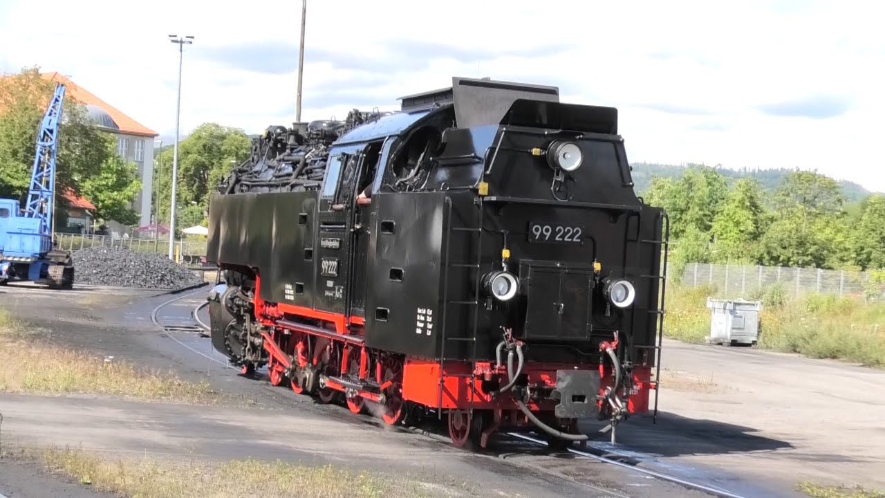 Dampflok - Morgen in Wernigerode Harzer Schmalspurbahn HSB
