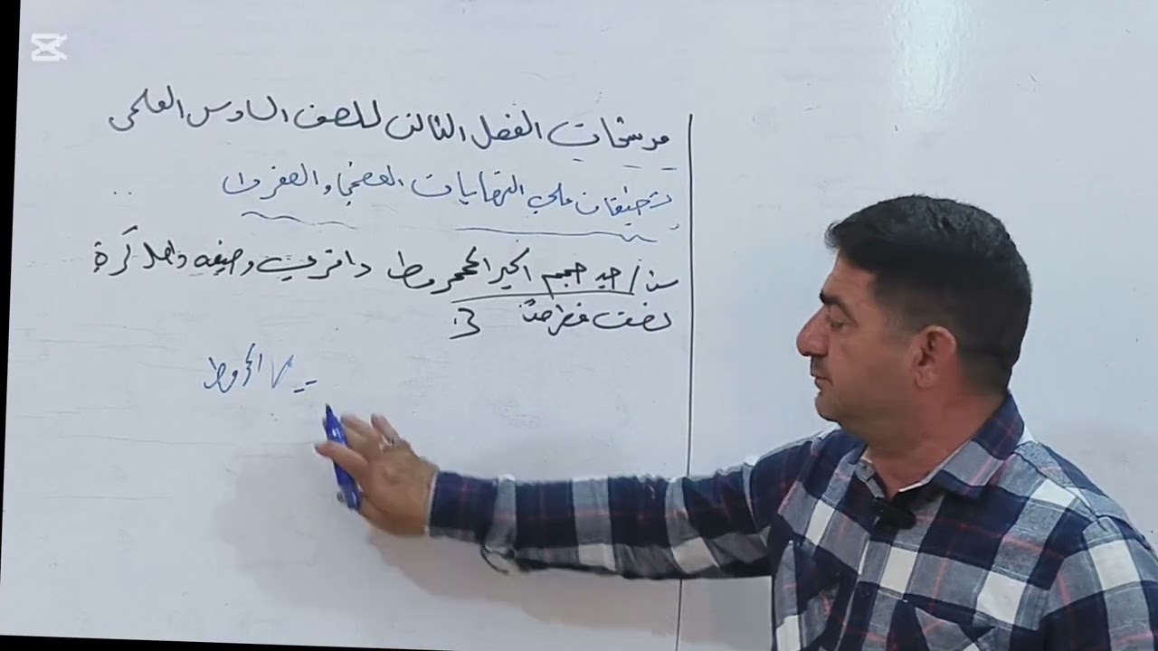 مرشحات الدور الثالث للصف السادس العلمي لسنه٢٠٢٥/٢٠٢٤ الاستاذ علي  التميمي تطبيقات النهايات العظمي