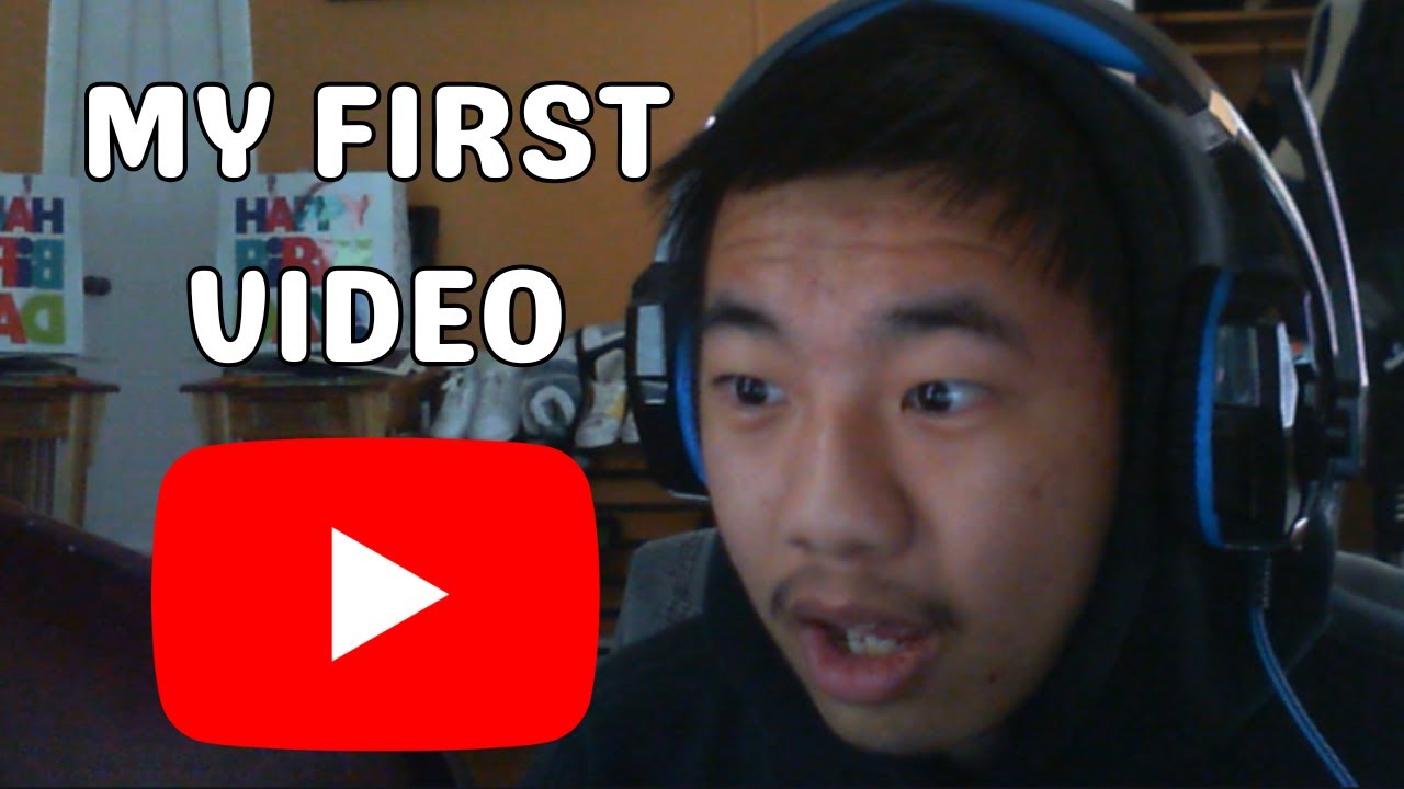 MY FIRST YOUTUBE VIDEO