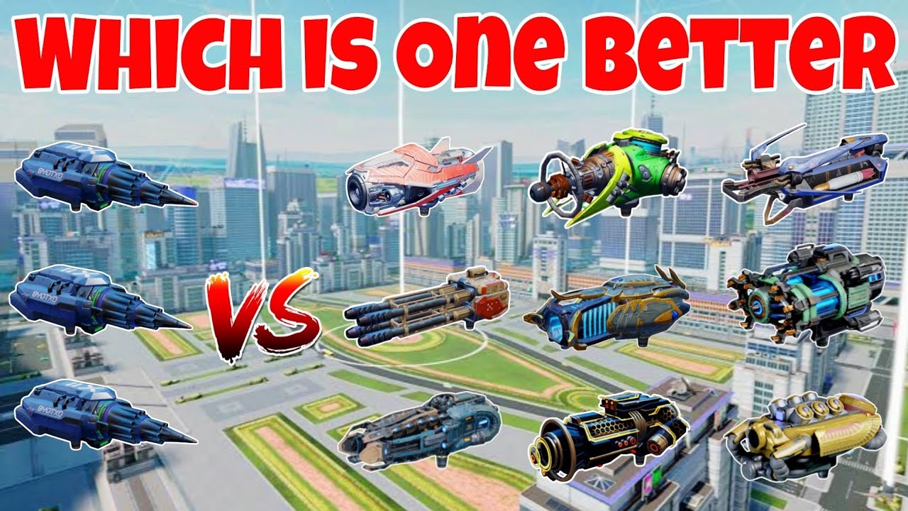 WR🔥 New Basileus VS All Weapon Comparison ||WAR ROBOTS||