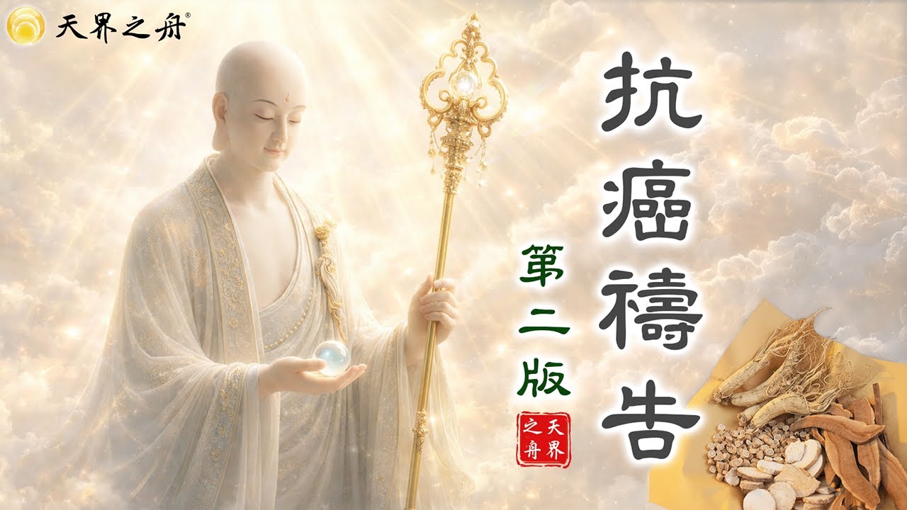 抗癌禱告 Anticancer Prayer｜天界之舟 天雲大師父主禱 🙏 時常播放 諸佛護持 流通助人 功德無量