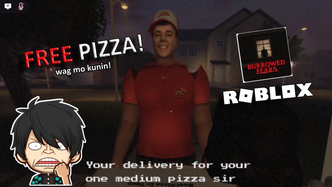 PIZZA DELIVERY SA GABI… PERO HINDI AKO NAG-ORDER?! 😱 - BURROWED FEARS ROBLOX Filipino Gameplay